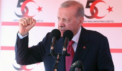 Cumhurbaşkanımız Erdoğan “Şehitlerimizin kanları üzerinde kurulan KKTC’nin güçlü, müreffeh, itibarlı bir devlet hâline gelmesi için desteğimiz bakidir”