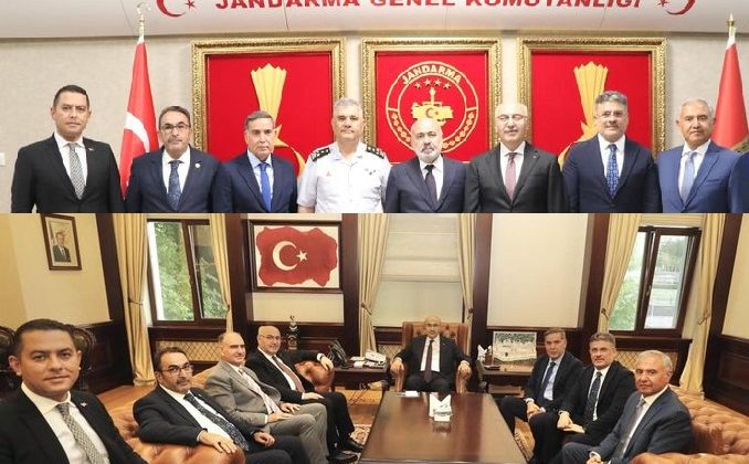 ADANA VALİMİZ KÖŞGER’DEN ALİ ÇARDAKÇI PAŞAMIZA VE EMNİYET GENEL MÜDÜRÜMÜZ MAHMUT DEMİRTAŞ’A HAYIRLI OLSUN ZİYARETİ…