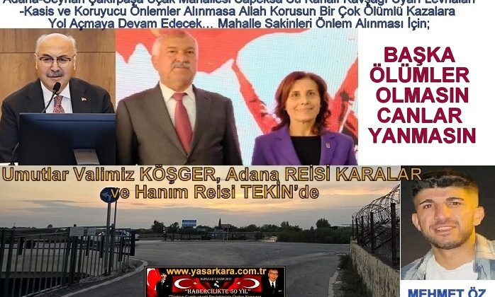 Umutlar Valimiz KÖŞGER, Adana REİSİ KARALAR ve Hanım Reisi TEKİN’de