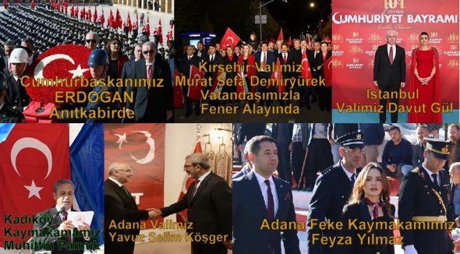 Cumhuriyetimizin 101.Yılında Ulusça Devlet-Millet Olarak Ayrımsız Bütünüz…