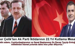 Ömer Çelik’ten Ak Parti İktidarının 22.Yıl Kutlama Mesajı…