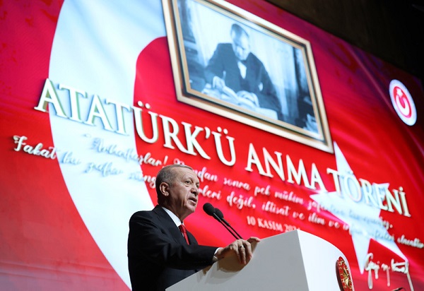 Cumhurbaşkanımız ERDOĞAN “Bu milletin birlik ve beraberliğini bozmaya yönelik her söz ve eylem Gazi Mustafa Kemal’in emanetine ihanettir”dedi.