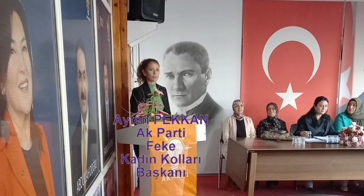 AK PARTİ Feke Kadın Kollarının 7.Kongresi Gerçekleşti Ve Ayten PEKKAN Başkanlığını Yeniledi…