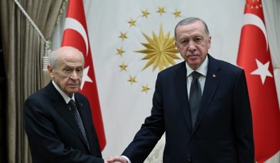 Cumhurbaşkanımız ERDOĞAN, MHP Genel Başkanı BAHÇELİ’yi kabul etti