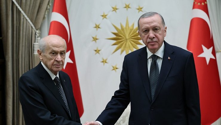 Cumhurbaşkanımız ERDOĞAN, MHP Genel Başkanı BAHÇELİ’yi kabul etti