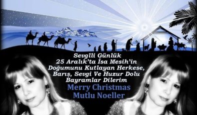 DR.POLYANNA SUCCİ NOEL KUTLAMASINDA BULUNAN BAŞTA DOSTLARI OLMAK ÜZERE BÜTÜN DUYARLI DEĞERLERE AYRIMSIZ TEŞEKKÜR EDİYOR…