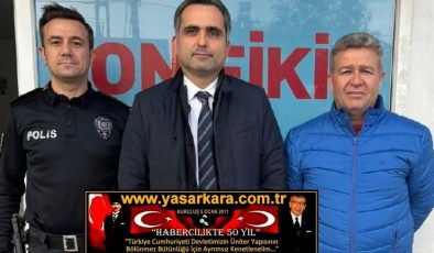 Kozan Kaymakamı ve Emniyet Müdüründen Gazeteci Yalçın Kara’ya Ziyaret…