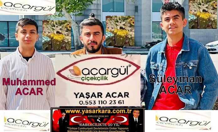 ACARGÜL ÇİÇEKÇİLİK “Dost ve Müşterilerinin Daima Hizmetinde”