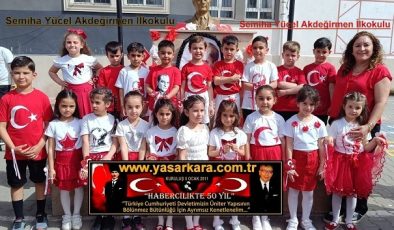 Semiha Yücel Akdeğirmen İlkokulu  Ana sınıfı öğrencilerinin muhteşem gösterisi
