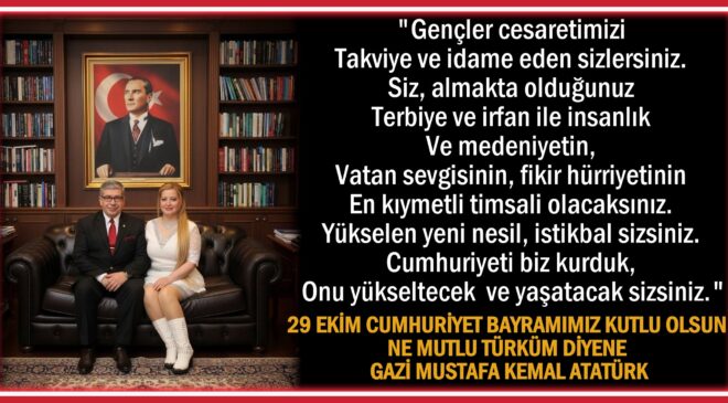 29 Ekim Cumhuriyet Bayramımız Kutlu Olsun. Ne Mutlu Türk’üm  Diyen…