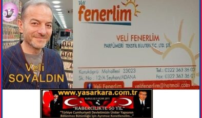 Veli Fenerlim Parfümeri Tekstil Bijuterinin Tecrübeli İşletmecisi  Veli SOYALDIN  Diyor ki;  Velinimetimiz Müşterilerimize 45 Yıldır Kaliteli Ürünlerimizle Hizmet Sunmanın  Önemle Onurunu Yaşıyoruz…”