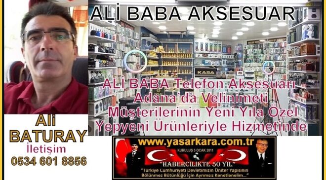 ALİ BABA TELEFON AKSESUARI ADANA’DA VELİNİMETİ MÜŞTERİLERİNİN YENİ YILA ÖZEL YEPYENİ ÜRÜNLERİYLE HİZMETİNDE…