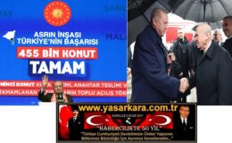 Cumhurbaşkanımız ERDOĞAN “455 bininci afet konutumuzu hak sahibi kardeşlerimize teslim etmenin gururunu yaşıyoruz”