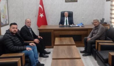 Başkan Türkeş Manga’dan Kaymakam Kurtyemez’e Anlamlı Ziyaret