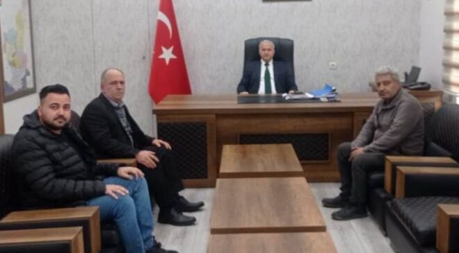 Başkan Türkeş Manga’dan Kaymakam Kurtyemez’e Anlamlı Ziyaret