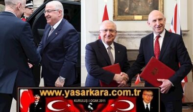 Millî Savunma Bakanımız Yaşar Güler ve Birleşik Krallık Savunma Bakanı John Healey Londra’da Bir Araya Geldi