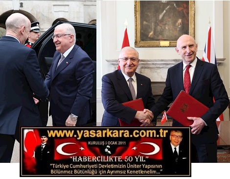 Millî Savunma Bakanımız Yaşar Güler ve Birleşik Krallık Savunma Bakanı John Healey Londra’da Bir Araya Geldi