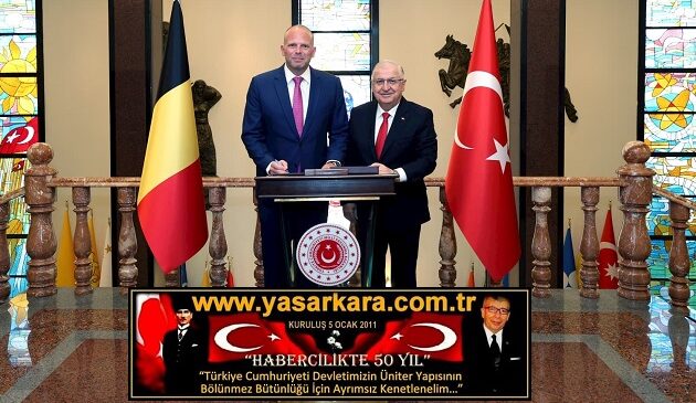 Millî Savunma Bakanımız Yaşar Güler, Belçika Savunma ve Dış Ticaret Bakanı Theo Francken ile Bir Araya Geldi