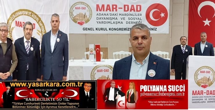 Alkışlar “Adımız Mardin Soyadımız TÜRKİYE” diyen MAR-DAD Onursal Başkanı Hüseyin TALAY, Yeni Başkan Halil ARSLAN  ve Duyarlı Dernek Üyelerine…