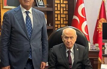 MHP’nin Bilge Lideri Adanalı Hemşerimiz Dr. Devlet BAHÇELİ’ yi, Makamında Ziyaret Eden İl Başkanı Yusuf Kanlı’dan Anlamlı Mesaj; “Sayın Bilge Liderimizin emrinde, “Önce ülkem ve milletim” ilkesiyle, teşkilatlarımızla birlikte omuz omuza canla başla çalışmaya devam ediyoruz”