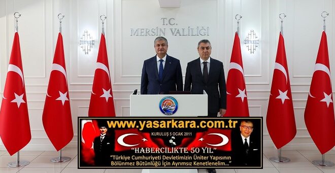Adana Valimiz Mustafa YAVUZ’dan , Mersin Valimiz   Atilla TOROS’a Nezaket Ziyareti…