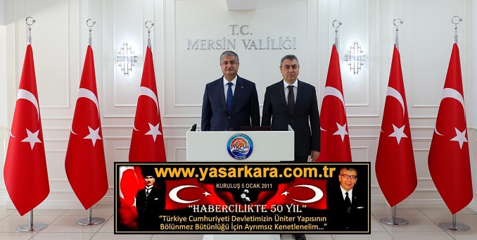 Adana Valimiz Mustafa YAVUZ’dan , Mersin Valimiz   Atilla TOROS’a Nezaket Ziyareti…