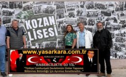 KOZAN LİSESİ’NDE TARİHİ BULUŞMA: 65. MEZUN YILI COŞKUYLA KUTLANDI!