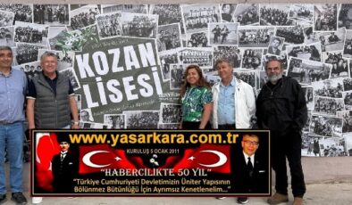 KOZAN LİSESİ’NDE TARİHİ BULUŞMA: 65. MEZUN YILI COŞKUYLA KUTLANDI!