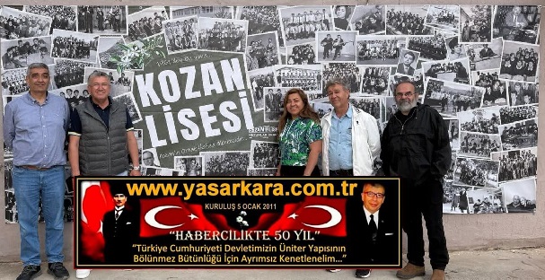 KOZAN LİSESİ’NDE TARİHİ BULUŞMA: 65. MEZUN YILI COŞKUYLA KUTLANDI!
