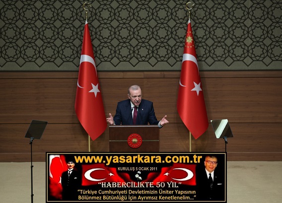 Cumhurbaşkanımız ERDOĞAN “Terörsüz Türkiye süreci, ülkemizin yeni yüzyılına ilişkin stratejik devlet vizyonunun adıdır”