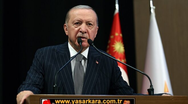 Cumhurbaşkanımız ERDOĞAN “Siyaset felsefemizin temelinde insan vardır, insana saygı vardır”