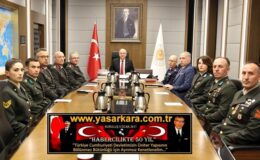 Millî Savunma Bakanımız Yaşar GÜLER, Türk Kara Kuvvetlerinin Kuruluş Yıl Dönümü Dolayısıyla Kara Kuvvetleri Komutanı Orgeneral Metin TOKEL’i ve Beraberindeki Personeli Kabul Etti…