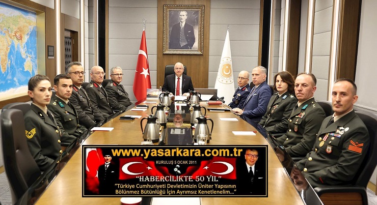Millî Savunma Bakanımız Yaşar GÜLER, Türk Kara Kuvvetlerinin Kuruluş Yıl Dönümü Dolayısıyla Kara Kuvvetleri Komutanı Orgeneral Metin TOKEL’i ve Beraberindeki Personeli Kabul Etti…
