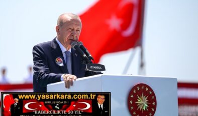 Cumhurbaşkanımız ERDOĞAN, “Büyük ve güçlü Türkiye vizyonumuzun lokomotifini savunma sanayiimiz oluşturuyor”