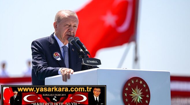 Cumhurbaşkanımız ERDOĞAN, “Büyük ve güçlü Türkiye vizyonumuzun lokomotifini savunma sanayiimiz oluşturuyor”