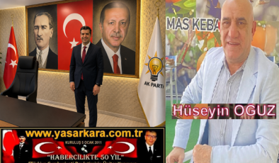 Ak Parti Adana İl Başkanlığına Avukat Mustafa ÖZKAN Atandı. Ve Başkan ÖZKAN’a Gelen İlk Önemli Desteklerden Biride Bölgenin Sevilen  Sayılan Değerlerinden  Kebapçılık Sektörünün Marka İsmi Hüseyin OĞUZ Tarafından Geldi. Esnaf Hüseyin Oğuz,  “Adana’mızın Yeni İl Başkanı Genç ve Enerji Sahibi. Ayrıca Seyhan İlçe Başkanlığından  Dolayı da Tecrübeli. Çok Çalışkan  Verimli ve Kamuoyu Tarafından Güven Duyulan Bir Kıymet. İsabetli ve Tam Yerinde Bir Atama Desteğimiz Kendisiyle” dedi…