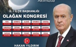 MHP Adana Teşkilatlarında Kongre Tarihleri Belirlendi. İşte İlçe İlçe Kongre Tarihleri…