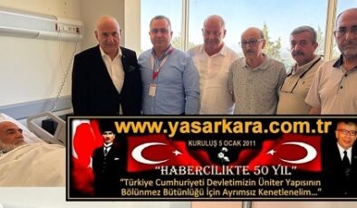 MHP Çukurova İlçe Başkanı Mehmet ŞAHİN ve Arkadaşlarından Yönetim Kurulu Üyesi İbrahim Odabaşı’na Geçmiş olsun Ziyareti Morali…