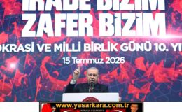Cumhurbaşkanımız ERDOĞAN, “15 Temmuz ruhu diri olduğu sürece Türkiye’nin yolunu kimse kesemeyecek”