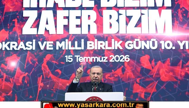 Cumhurbaşkanımız ERDOĞAN, “15 Temmuz ruhu diri olduğu sürece Türkiye’nin yolunu kimse kesemeyecek”