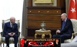 Cumhurbaşkanımız Sayın  Recep Tayyip ERDOĞAN, Milliyetçi Hareket Partisi (MHP) Genel Başkanı Adanalı Hemşerimiz Büyüğümüz Devlet BAHÇELİ’yi Cumhurbaşkanlığı Külliyesinde kabul etti…