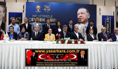 AK PARTİ ADANA’DA 25. KURULUŞ YIL DÖNÜMÜ COŞKUSU İl Başkanı Mustafa Özkan: “Milletimizle Çeyrek Asır, Türkiye Geleceğe Hazır”