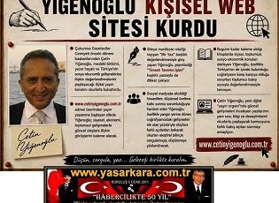 YİĞENOĞLU KİŞİSEL WEB SİTESİ KURDU