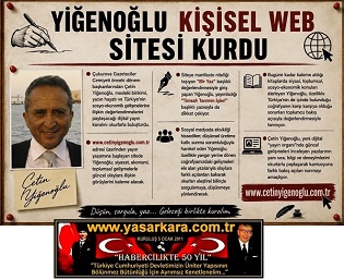 YİĞENOĞLU KİŞİSEL WEB SİTESİ KURDU