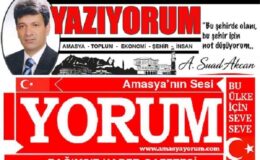 Anadolu Basınının Saygın Köklü Değeri Ahmet Suat AKCAN’ın İmtiyazında ki Amasya Vilayetimizin Sesi Gözü Kulağı Ve “Amasya’nın Sesi Yorum” Gazetesi, 17 Ağustos 2026 Bugün Yayın Yaşamında 41 Yaşına Merhaba Dedi…