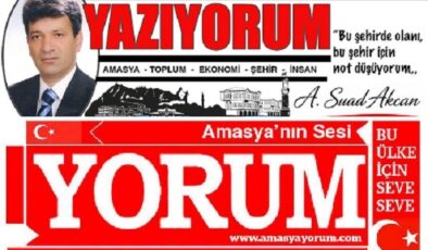 Anadolu Basınının Saygın Köklü Değeri Ahmet Suat AKCAN’ın İmtiyazında ki Amasya Vilayetimizin Sesi Gözü Kulağı Ve “Amasya’nın Sesi Yorum” Gazetesi, 17 Ağustos 2026 Bugün Yayın Yaşamında 41 Yaşına Merhaba Dedi…