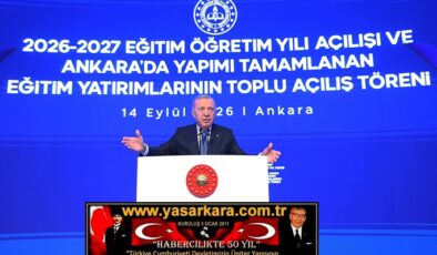 Cumhurbaşkanımız  ERDOĞAN, “Eğitimde fırsat eşitliğini yaygınlaştırmak, eğitimin kalitesini artırmak için her türlü imkânı seferber etmiş durumdayız”