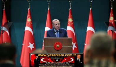 Cumhurbaşkanımız ERDOĞAN, “Ülkemizin güçlenmesinden, bölgesinde istikrarın tesisi için çaba sarf etmesinden rahatsız olanlar bizi yolumuzdan geri döndüremezler”