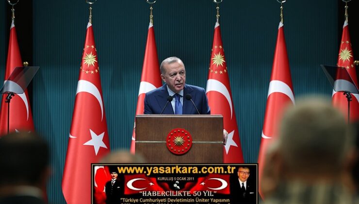 Cumhurbaşkanımız ERDOĞAN, “Ülkemizin güçlenmesinden, bölgesinde istikrarın tesisi için çaba sarf etmesinden rahatsız olanlar bizi yolumuzdan geri döndüremezler”