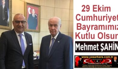 29 Ekim Cumhuriyet Bayramımız Kutlu Olsun/Mehmet ŞAHİN